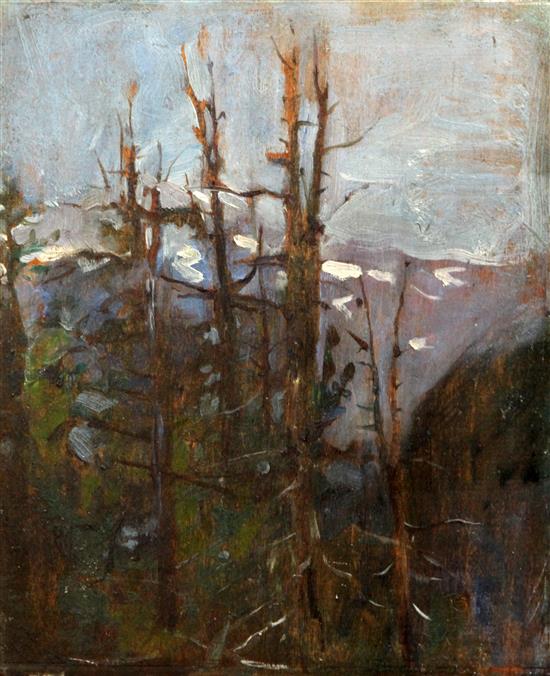 John da Costa (1876-1931) Alpine landscapes 12 x 10in.